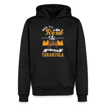 Tarantel Geschenk Spinne Tarantula - Männer Premium Bio Hoodie - Schwarz - Vorne - Nico (187cm)