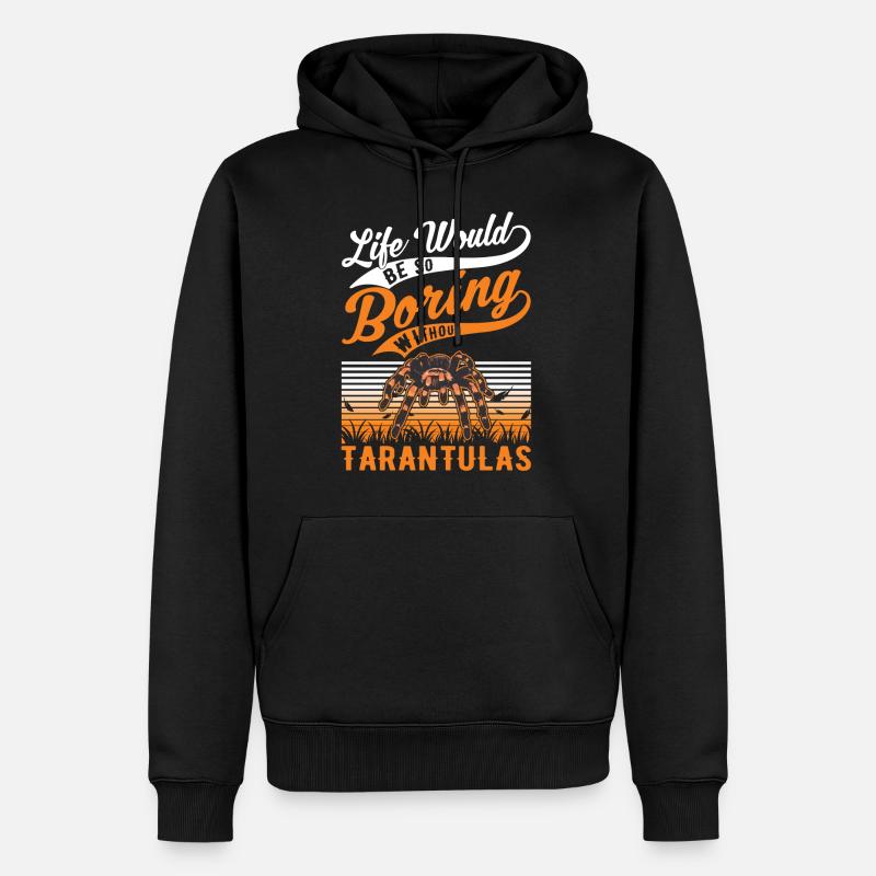 Tarentule Cadeau Araignée Tarentule - Sweat à capuche Premium bio Homme - noir