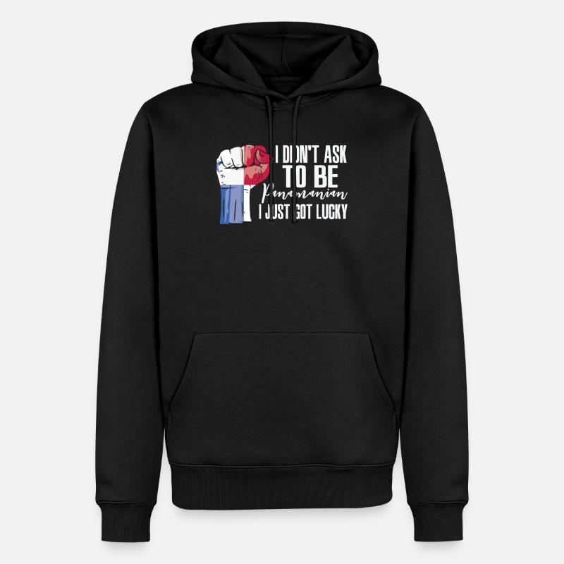 Fierté panaméricaine Drapeau panaméricain - Sweat à capuche Premium bio Homme - noir