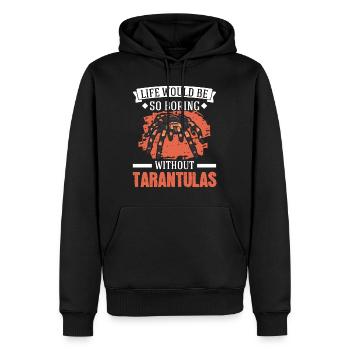 Tarantula Gift Spider Tarantula - Men’s Premium Organic Hoodie - black - Front - Nico (187cm)