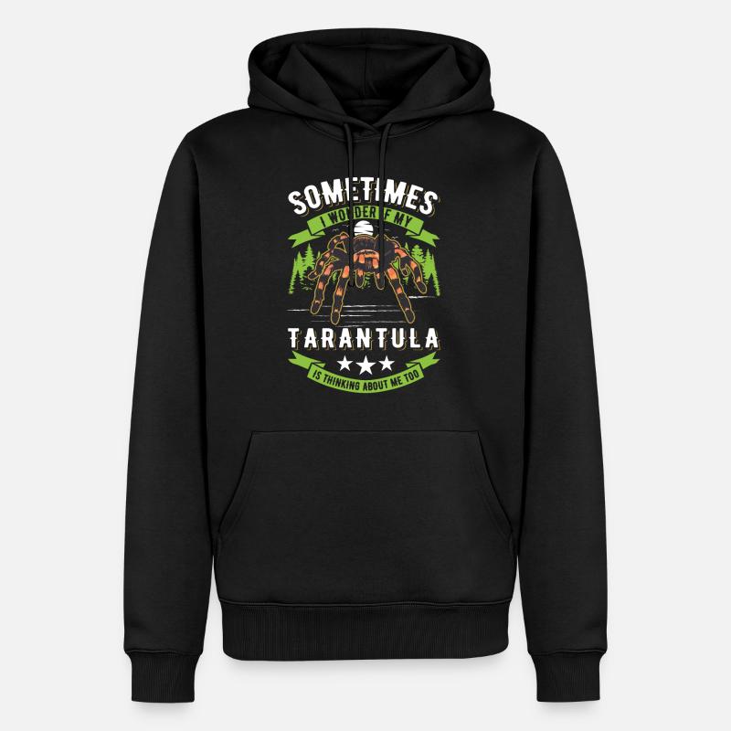 Tarantel Spinne Tarantula - Männer Premium Bio Hoodie - Schwarz