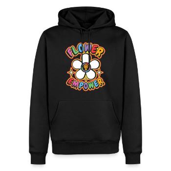 Féminisme Féminisme Femmes Égalité - Sweat à capuche Premium bio Homme - noir - Devant - Nico (187cm)