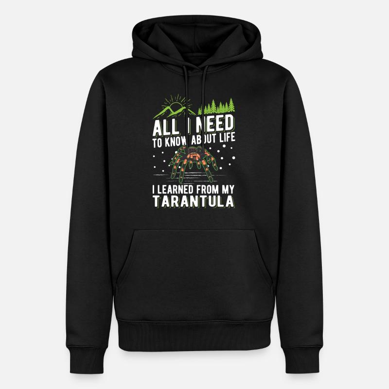 Tarentule Araignée Tarentule - Sweat à capuche Premium bio Homme - noir