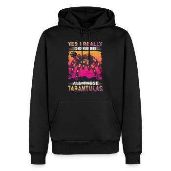 Tarentule Cadeau Araignée Tarentule - Sweat à capuche Premium bio Homme - noir - Devant - Nico (187cm)