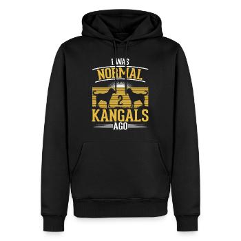 Kangal Anatolischer Hirtenhund Karabasch - Männer Premium Bio Hoodie - Schwarz - Vorne - Nico (187cm)