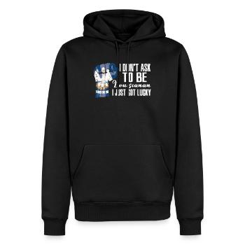 Louisianer Amerikaner US-Patriot USA Gewachsen - Männer Premium Bio Hoodie - Schwarz - Vorne - Nico (187cm)