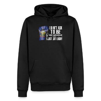 Pennsylvanien Américain US Patriot États-Unis cultivé - Sweat à capuche Premium bio Homme - noir - Devant - Nico (187cm)