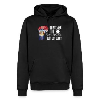 Missourian Amerikaner US-Patriot USA Gewachsen - Männer Premium Bio Hoodie - Schwarz - Vorne - Nico (187cm)