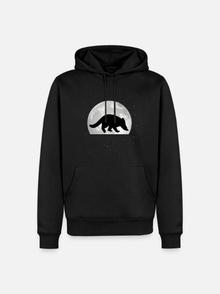 Coati Moon Coati - Sweat à capuche Premium bio Homme - noir