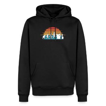 Gamer Evolution Gaming Zocken Jeu Vidéo - Sweat à capuche Premium bio Homme - noir - Devant - Nico (187cm)