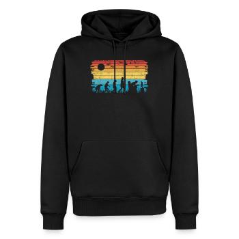 Gamer Evolution Gaming Zocken Jeu Vidéo - Sweat à capuche Premium bio Homme - noir - Devant - Nico (187cm)