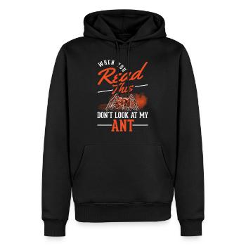 Fourmis cadeau fourmilière fourmi de feu - Sweat à capuche Premium bio Homme - noir - Devant - Nico (187cm)
