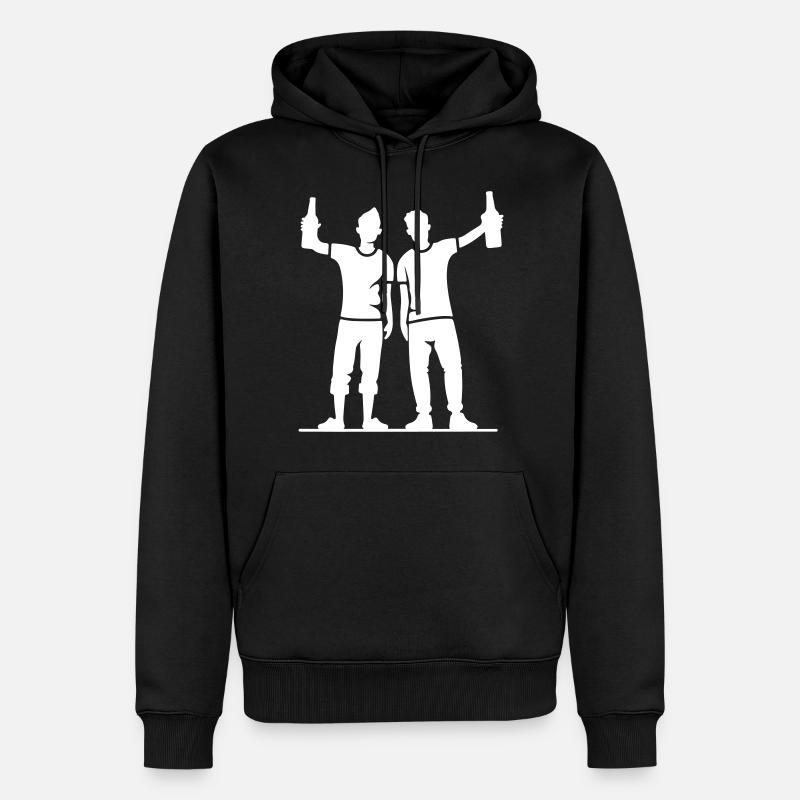 Junggesellenabschied Party Team - Männer Premium Bio Hoodie - Schwarz