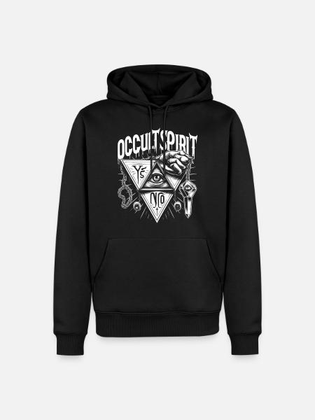 Bone Logo Pendulum 3 - Men’s Premium Organic Hoodie - black