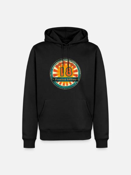 18 Birthday 2007 - Men’s Premium Organic Hoodie - black