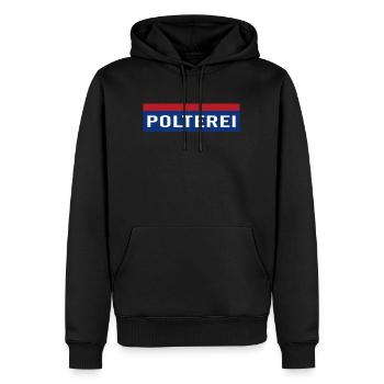 Polterei Spaß Junggesellenabschied Geschenk - Männer Premium Bio Hoodie - Schwarz - Vorne - Nico (187cm)