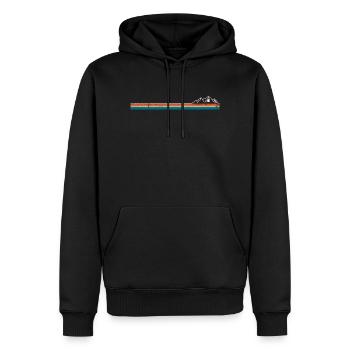 Awaiting design input - Men’s Premium Organic Hoodie - black - Front - Nico (187cm)