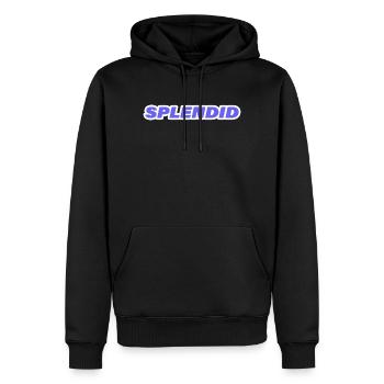 SPLENDIDE - Sweat à capuche Premium bio Homme - noir - Devant - Nico (187cm)