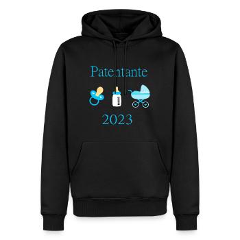 Patentante 2023 Taufe Geburt Junge - Männer Premium Bio Hoodie - Schwarz - Vorne - Nico (187cm)