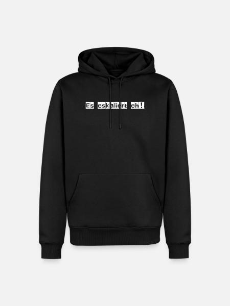 It's escalating anyway! - Men’s Premium Organic Hoodie - black