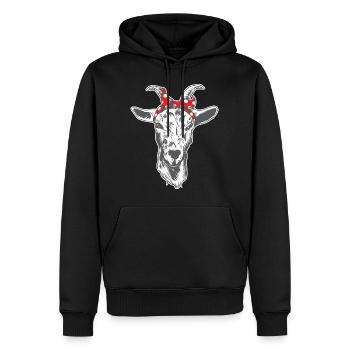 Ziegen Bandana Haustierliebhaber Farm Geschenk - Männer Premium Bio Hoodie - Schwarz - Vorne - Nico (187cm)