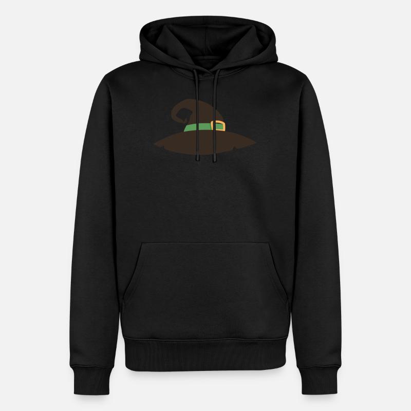 Witch - Witch Hat - Men’s Premium Organic Hoodie - black