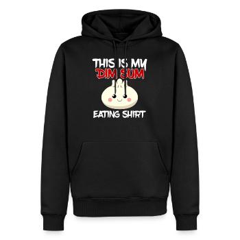 Asiatisches Chinesisches Essen Dim Sum I Geschenk - Männer Premium Bio Hoodie - Schwarz - Vorne - Nico (187cm)