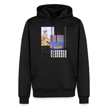 Florenz Italien Stadt Skyline Urlaub Liebe - Männer Premium Bio Hoodie - Schwarz - Vorne - Nico (187cm)