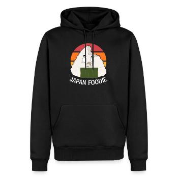 Onigiri Japan Foodie Nihon Fan Anime - Männer Premium Bio Hoodie - Schwarz - Vorne - Nico (187cm)