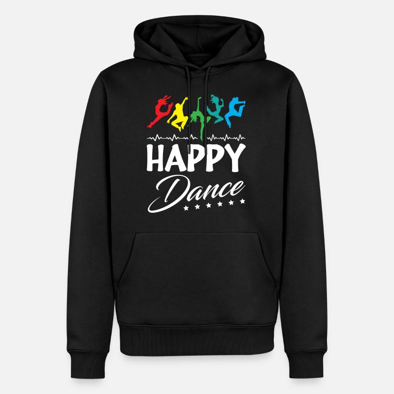 Danse joyeuse - Sweat à capuche Premium bio Homme - noir