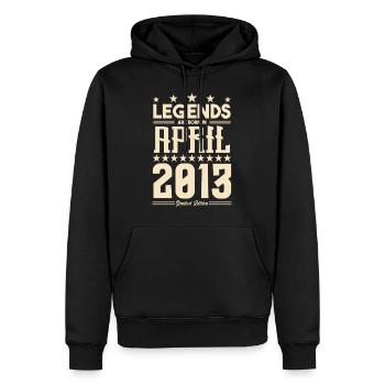 Gift Legend April 2013 gift April 2013. April - Men’s Premium Organic Hoodie - black - Front - Nico (187cm)