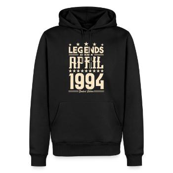 Gift Legend April 1994 gift April 1994. April - Men’s Premium Organic Hoodie - black - Front - Nico (187cm)