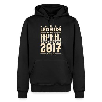 Gift Legend April 2017 gift April 2017. April - Men’s Premium Organic Hoodie - black - Front - Nico (187cm)