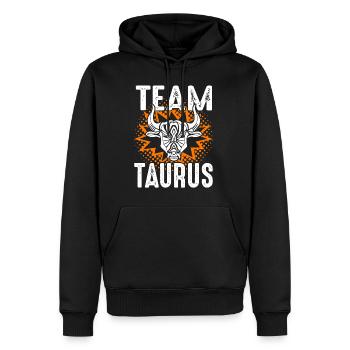 Taurus Team Taurus Sign Of Zodiac - Men’s Premium Organic Hoodie - black - Front - Nico (187cm)