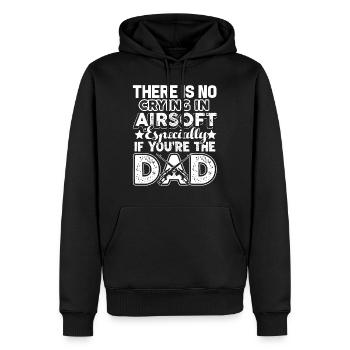 Airsoft Airsoft Dad - Men’s Premium Organic Hoodie - black - Front - Nico (187cm)