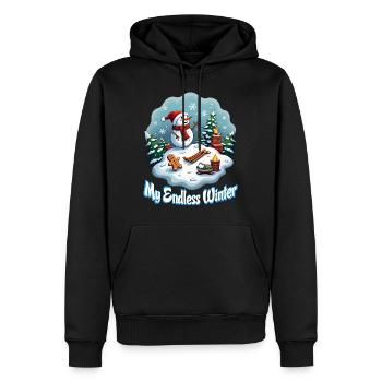 My Endless Winter - Men’s Premium Organic Hoodie - black - Front - Nico (187cm)