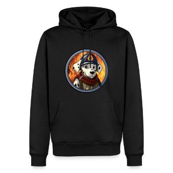 Hunde Feuerwehr - Männer Premium Bio Hoodie - Schwarz - Vorne - Nico (187cm)