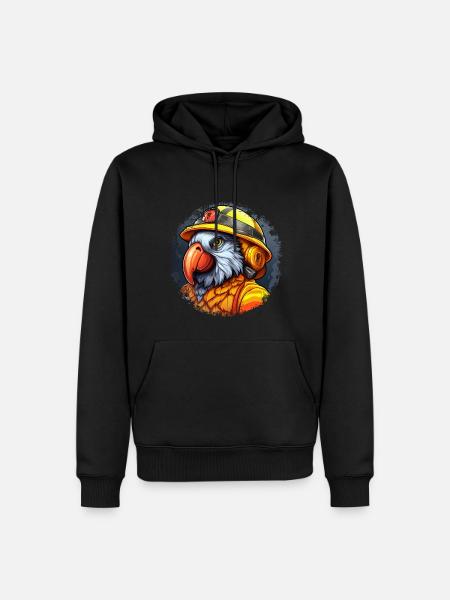 Parrot Fire Brigade - Men’s Premium Organic Hoodie - black