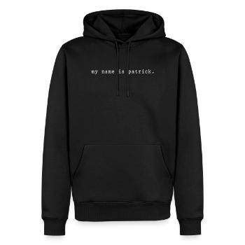 Mein Name ist Barbara - Männer Premium Bio Hoodie - Schwarz - Vorne - Nico (187cm)