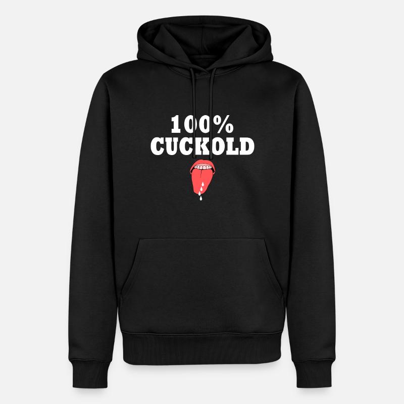 cuckold - Männer Premium Bio Hoodie - Schwarz
