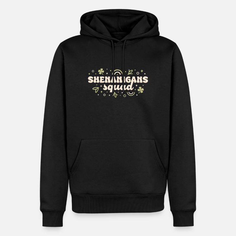 Shenanigans squad - Sweat à capuche Premium bio Homme - noir