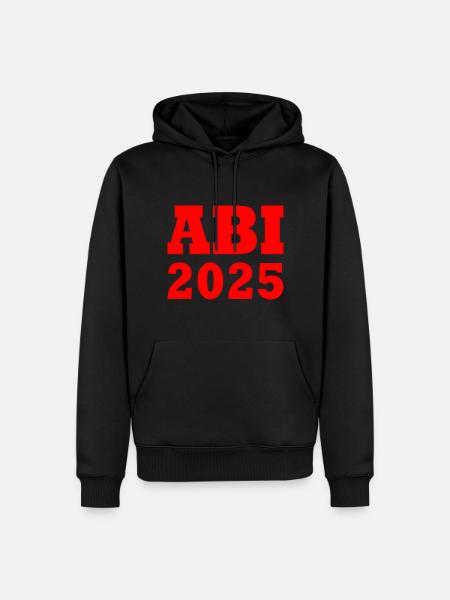 Abi 2025 - Männer Premium Bio Hoodie - Schwarz