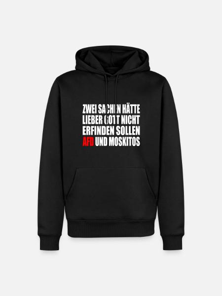 Against the right - Men’s Premium Organic Hoodie - black