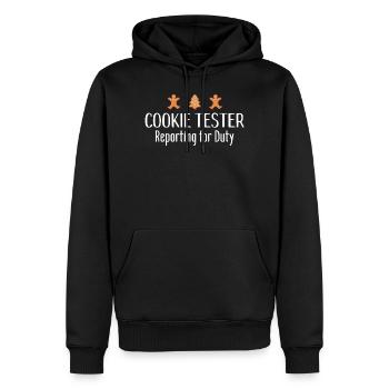 Weihnachten - Männer Premium Bio Hoodie - Schwarz - Vorne - Nico (187cm)