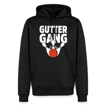 Bowling Bowler Gutter Strike Replacement Needles - Men’s Premium Organic Hoodie - black - Front - Nico (187cm)