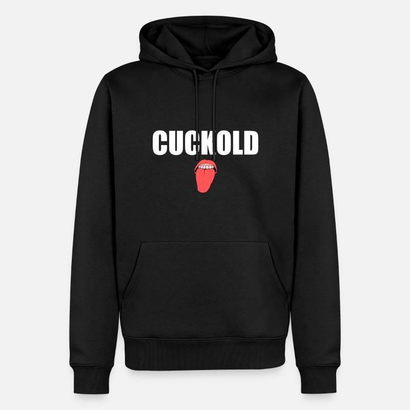 Cuckold - Männer Premium Bio Hoodie - Schwarz