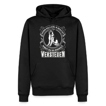 German Shepherd Dog - Männer Premium Bio Hoodie - Schwarz - Vorne - Nico (187cm)