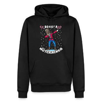 Dabbing Nussknacker Weihnachten Geschenk Dab - Männer Premium Bio Hoodie - Schwarz - Vorne - Nico (187cm)