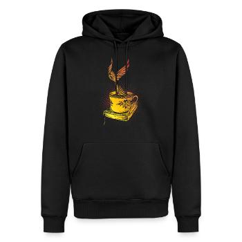 Meerjungfrau Seejungfrau Nixe Märchen - Männer Premium Bio Hoodie - Schwarz - Vorne - Nico (187cm)