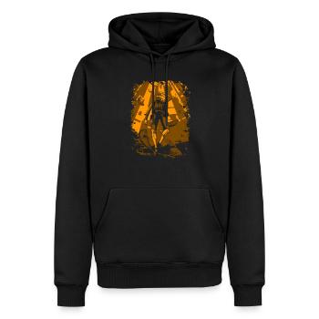 Taucher Tauchen Schnorcheln unter Wasser Scuba - Männer Premium Bio Hoodie - Schwarz - Vorne - Nico (187cm)